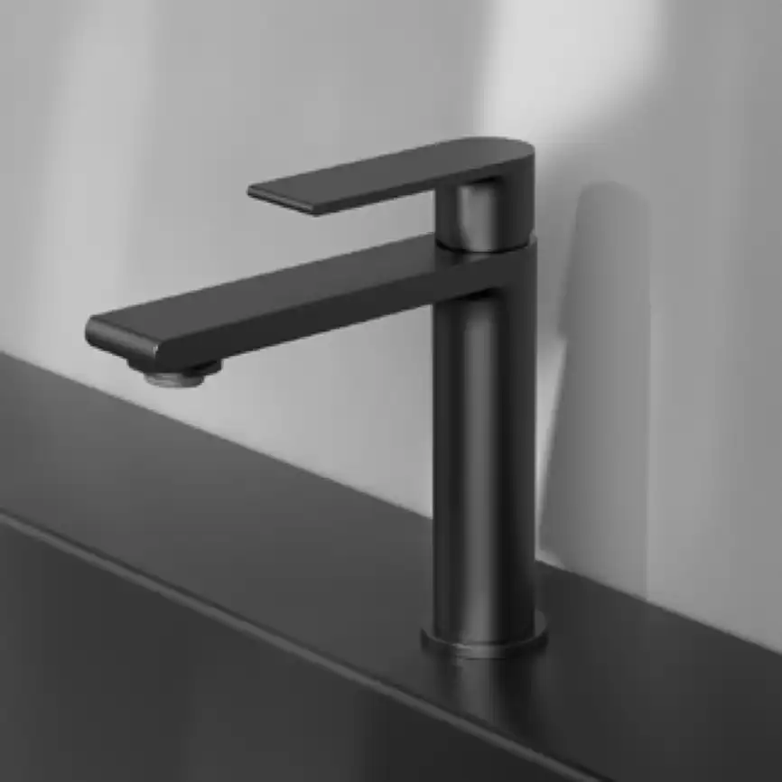 Смеситель для раковины Vincea Vogue VBF-1V1MB однорычажный, черный фото 1