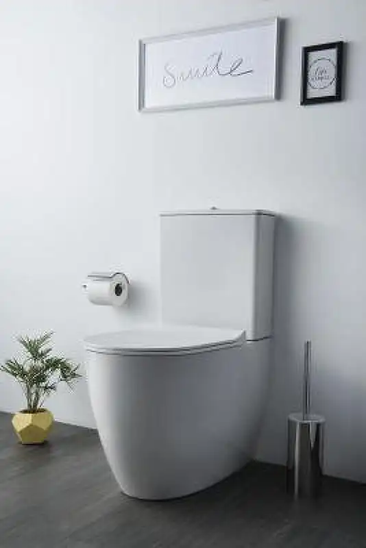 Унитаз компакт Vitra Sento Rim-ex back to wall 9830B003-7203 с бачком и сиденьем Микролифт фото 2