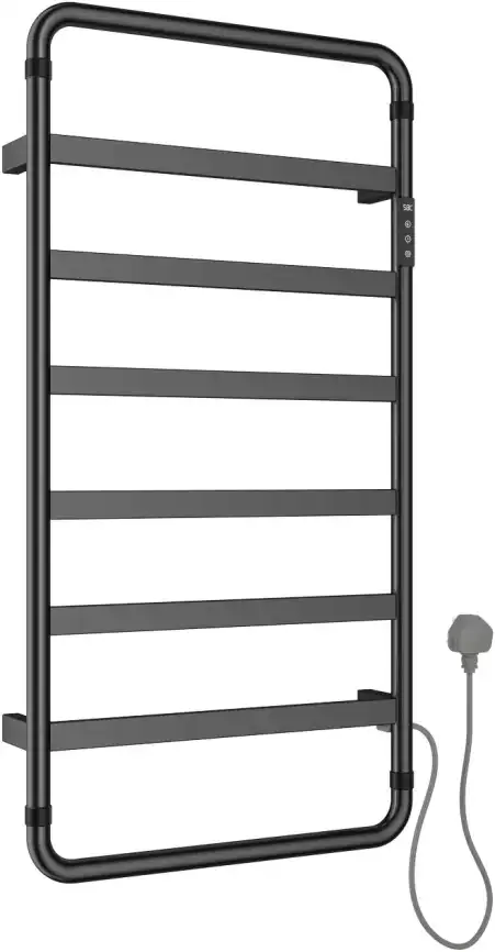 Полотенцесушитель электрический Allen Brau Priority 920х475 7.31003-GM, графит матовый фото 1