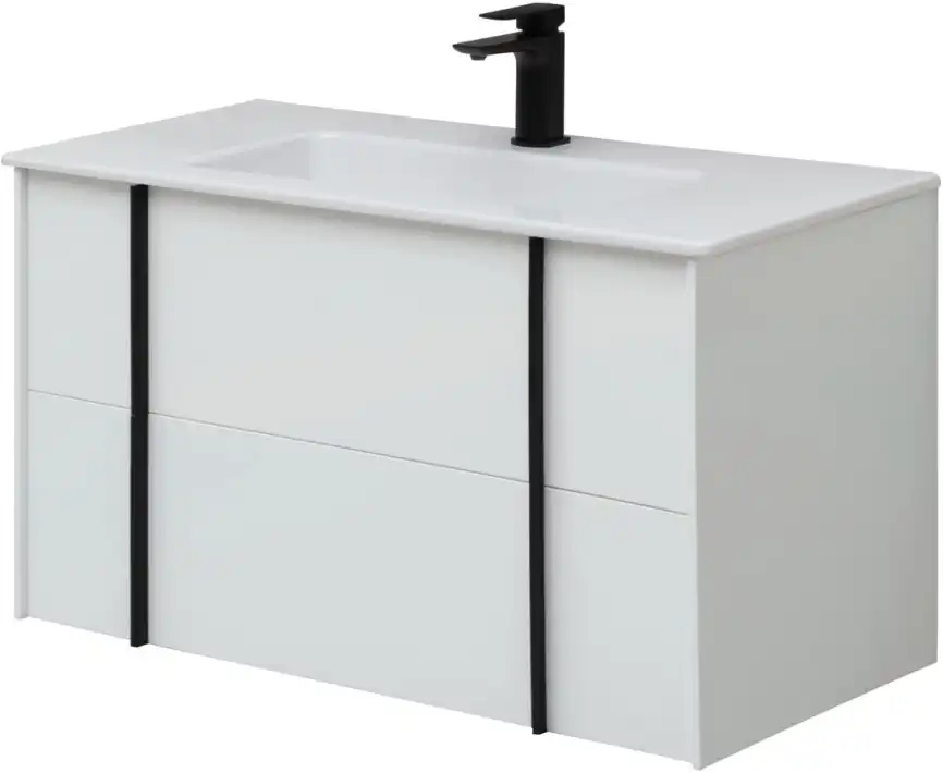 Тумба под раковину Allen Brau Reality 90 1.32006.WM белый матовый фото 12