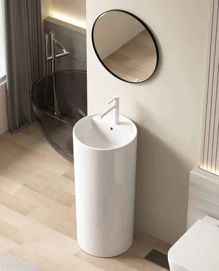 Раковина AVS Беатрис 40x40 белая фото 2