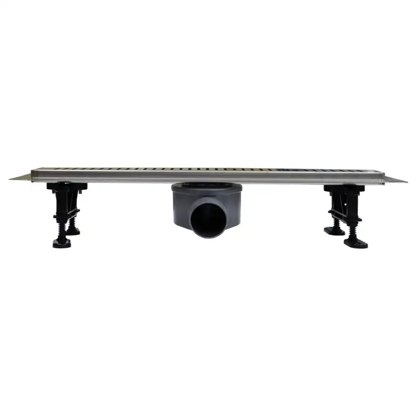 Душевой лоток Azario Stick 60 см AZPP01-60 Stick с перфорированной решеткой, Хром матовый фото 4