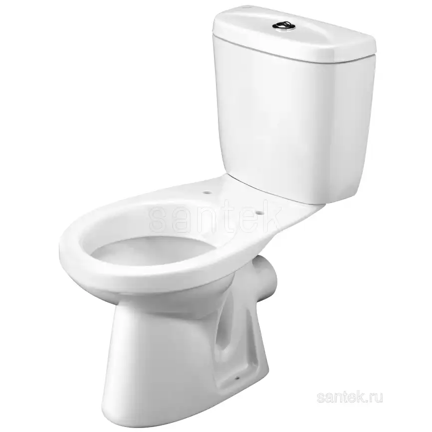 Унитаз-компакт Santek Анимо с горизонтальным выпуском, стандарт- 2 реж., дюропласт, 1WH302132 фото 2