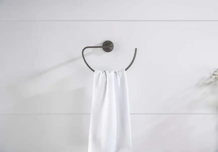 Держатель полотенец Aquatek Бетта AQ4621BGM, Оружейная сталь фото 4