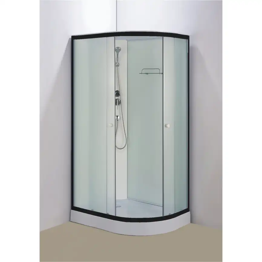 Душевая кабина Loranto 120х80, низкий поддон, Матовое стекло, CS-876EBTM/W-120 фото 2