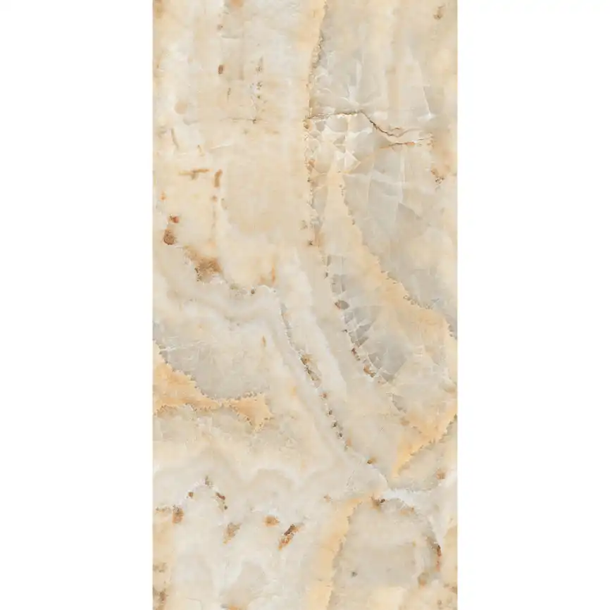Керамогранит AVS Crystal Onyx 60x120 карвинг, бежевый фото 3