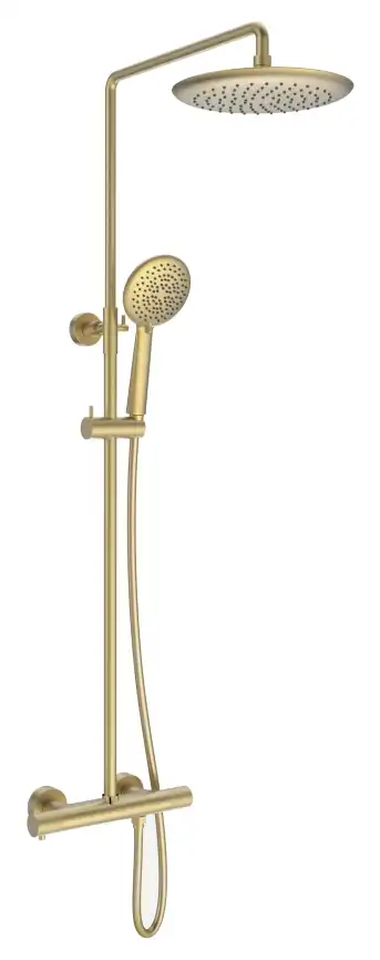Душевая система  Vincea Desire VSFS-1D0TBG VSFS-1D0TBG  с термостатом, брашированное золото фото 2