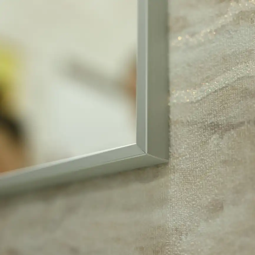 Зеркало BelBagno SPC-AL 100х80 SPC-AL-1000-800 без подсветки, Сатин фото 5