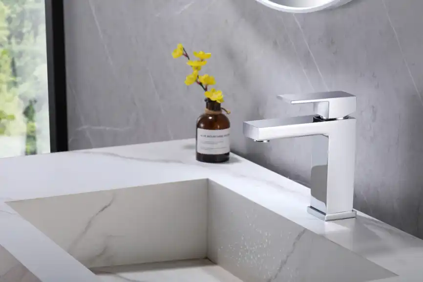 Смеситель для раковины Abber Daheim AF8210, однорычажный, цвет Хром фото 2