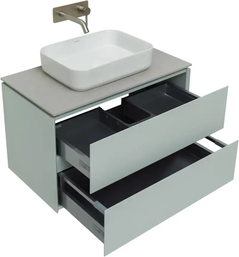 Тумба под раковину Allen Brau Infinity 85 1.21001.PWM папирус матовый фото 8