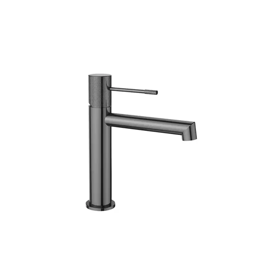 Смеситель для раковины Vincea Desire VBF-1D1GM однорычажный, вороненая сталь фото 2