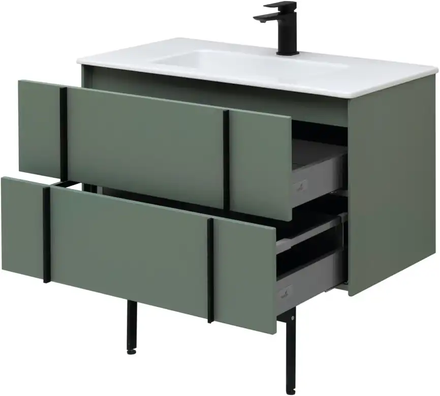 Тумба под раковину Allen Brau Reality 90 1.32006.CGM олива матовый фото 25