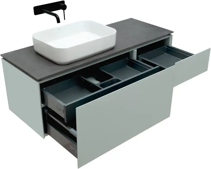 Тумба под раковину Allen Brau Infinity 120 1.21006.PWM L папирус матовый фото 8