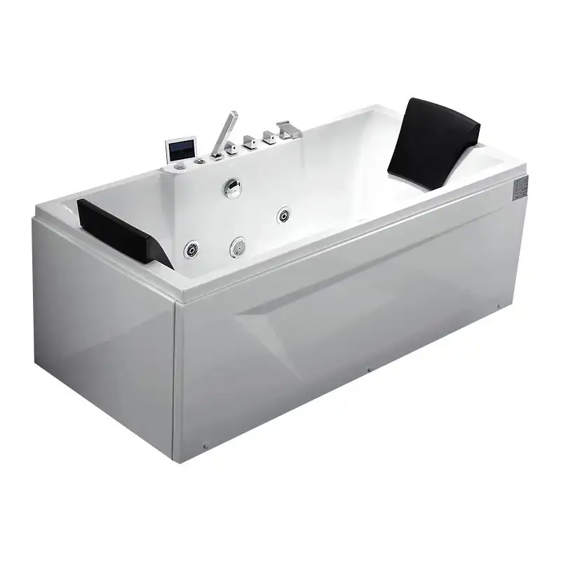 Акриловая ванна Gemy G9065 K R 175х85 с гидромассажем, правая фото 1