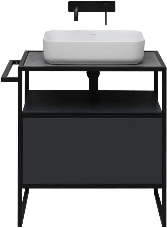 Тумба под раковину Allen Brau Priority 70 1.31001.AM антрацит матовый фото 6