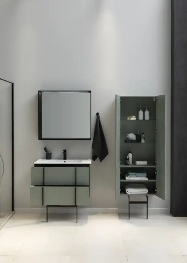 Шкаф-пенал Allen Brau Reality 60 1.32003.CGM олива матовый фото 24