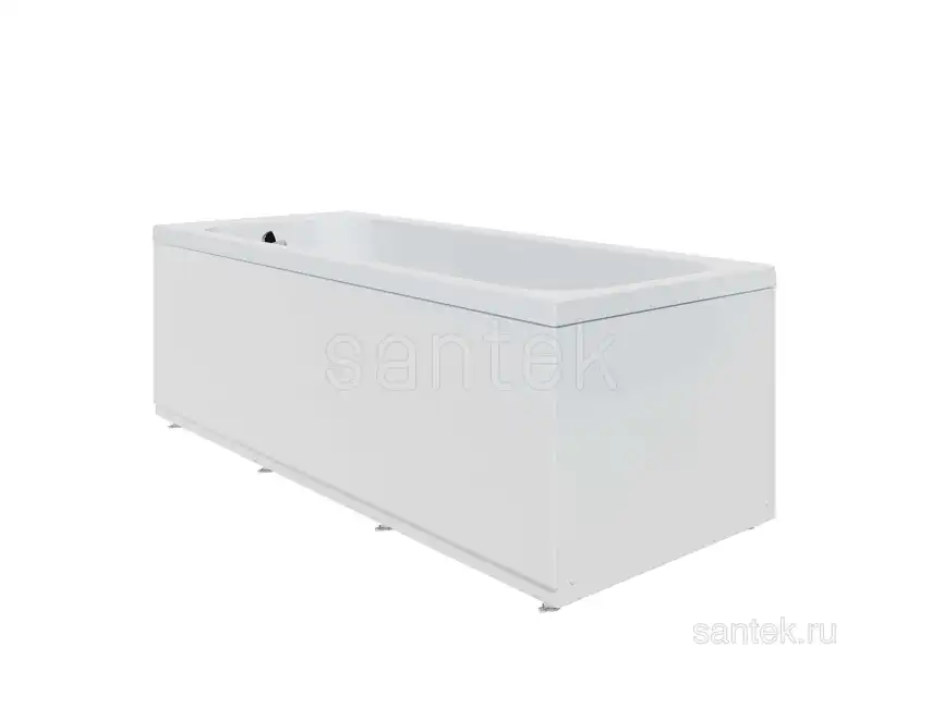 Акриловая ванна Santek Ламма 160х70 1WH501767 прямоугольная, Белая фото 2