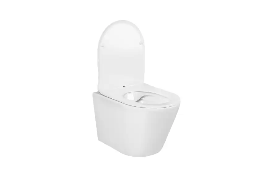 Подвесной унитаз Aquatek Вега AQ1904-00 безободковый, с сиденьем микролифт, Белый фото 5