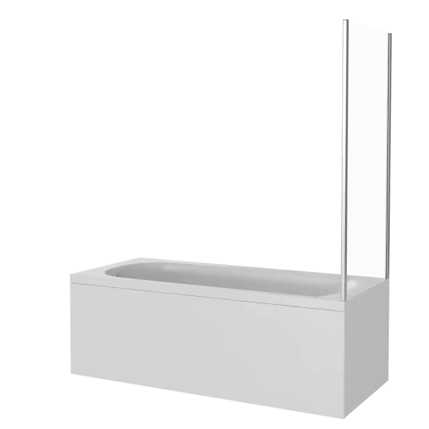 Боковая стенка для ванны Good Door SCREEN SP-75-C-CH профиль Хром стекло прозрачное фото 2