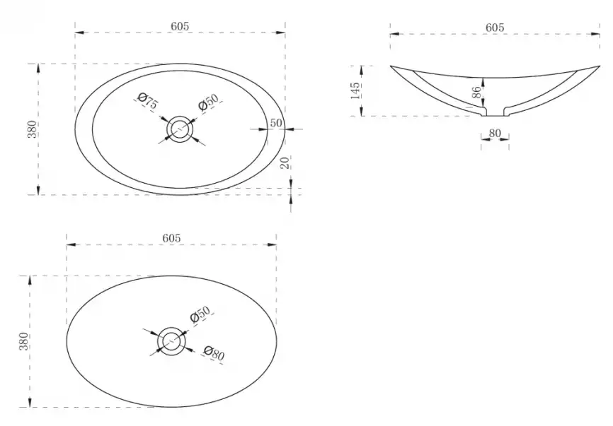 Раковина накладная ABBER KRISTALL 60,5х38х14,5 AT2808Emerald, овальная, зеленая фото 5