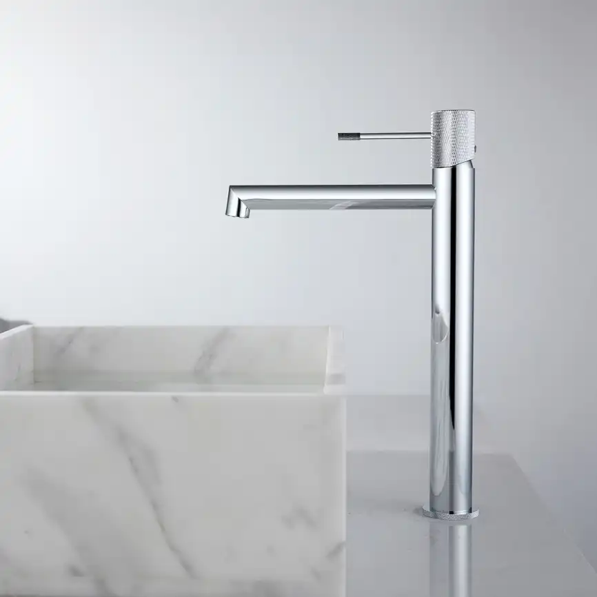 Смеситель для накладной раковины Vincea Desire VBF-1D2CH однорычажный, хром фото 5