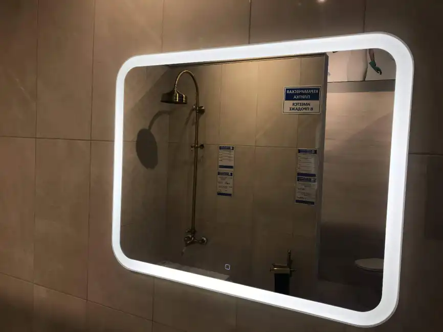 Зеркало с подсветкой AVS Байкал 100х80 см фото 4