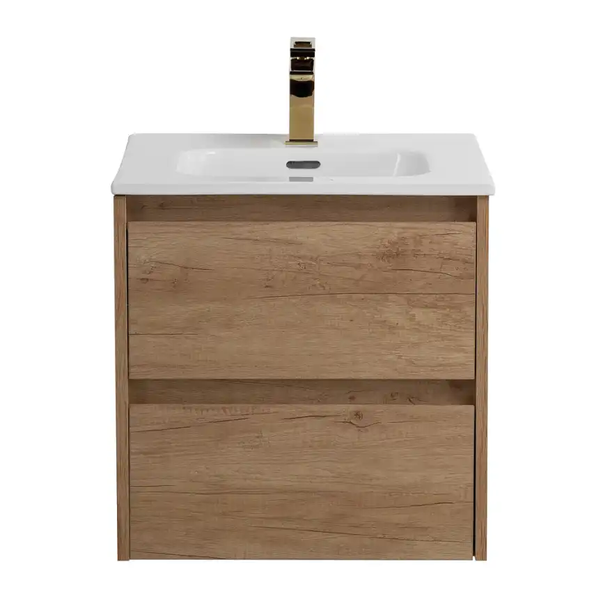 Тумба под раковину BelBagno KRAFT-500-2C-SO-RNN подвесная Rovere Nebrasca Nature фото 3