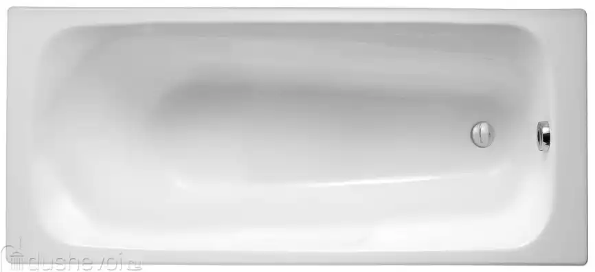 Чугунная ванна Jacob Delafon Melodie 170x70 E2922-00 с антискользящим покрытием, Белая фото 1