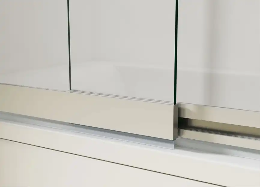 Шторка на ванну Vincea VSB-1E 100 см, VSB-1E100CLGM, профиль Оружейная сталь, стекло Прозрачное фото 5