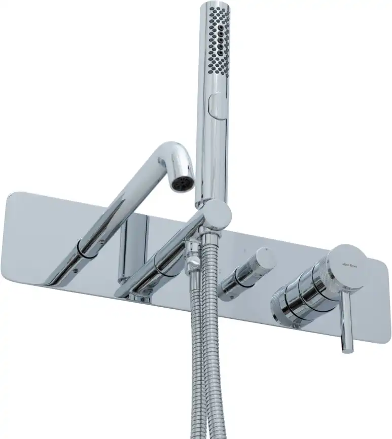 Смеситель для ванны с душем Allen Brau Priority 5.31A05-00 встраиваемый, с внутренней частью, Хром фото 3