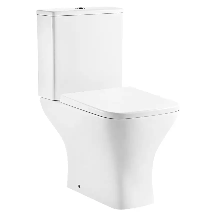 Унитаз-компакт Azario Nigel AZ-55T напольный, безободковый, слив фото 1