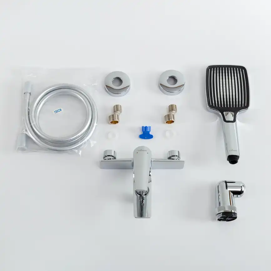 Смеситель для ванны и душа Cezares LINER-VD-01, Хром фото 4