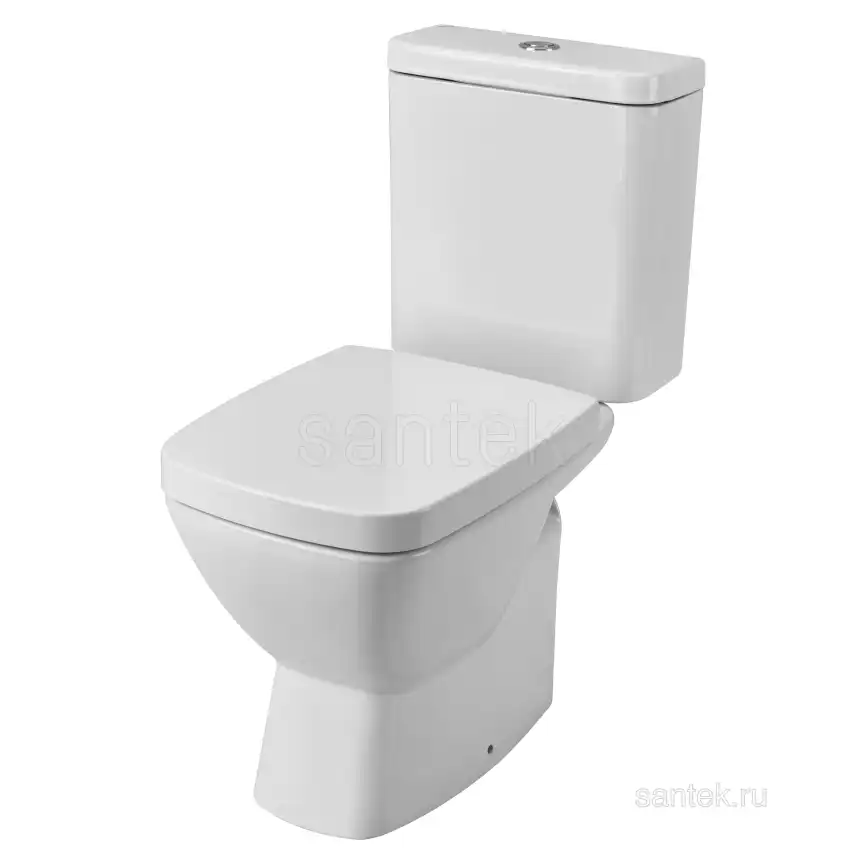 Унитаз-компакт Santek Нео с горизонтальным выпуском, стандарт- 2 реж., дюропласт, 1WH302187 фото 1