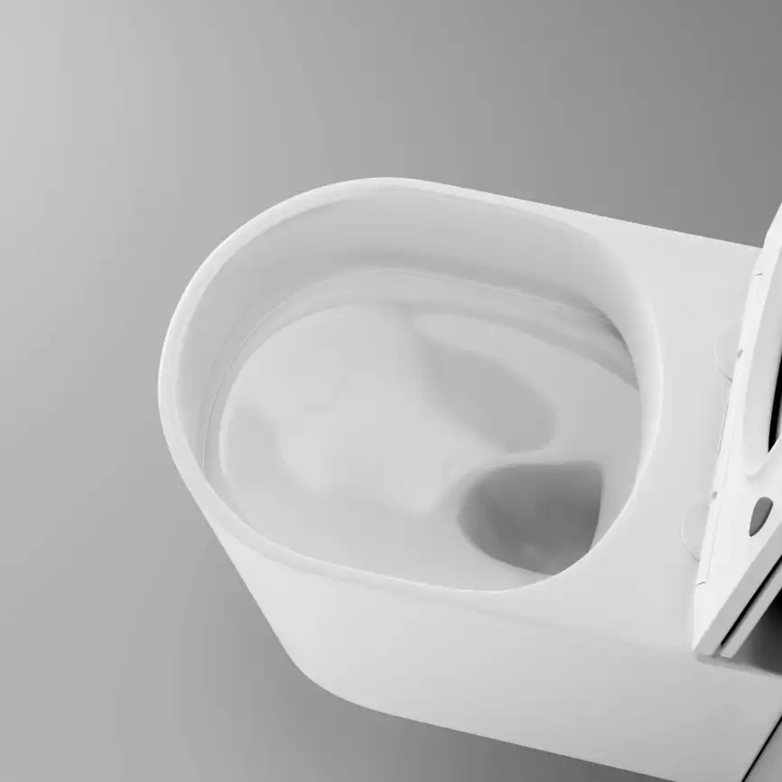 Унитаз подвесной Grossman Thin Rim GR-5602S безободковый, Белый глянцевый, с тонкой крышкой,микролифт фото 2