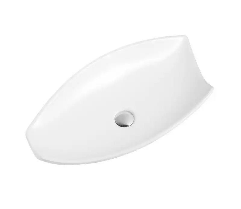 Раковина накладная CeramaLux 680х380х110 78121, цвет Белый фото 3
