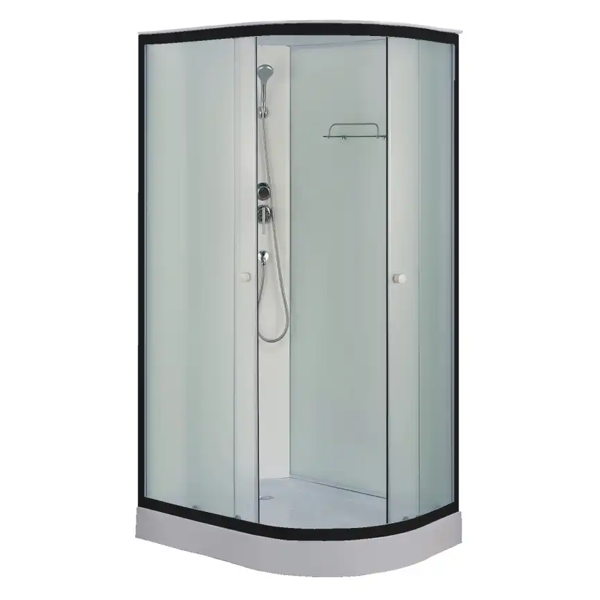 Душевая кабина Loranto 120х80, низкий поддон, Матовое стекло, CS-876EBTM/W-120 фото 1