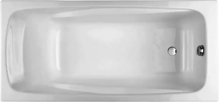Чугунная ванна Jacob Delafon Repos 170х80 E2918-00 с антискользящим покрытием, Белая фото 1