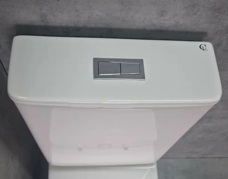 Унитаз-компакт CeramaLux TR2176, безободковый, с бачком и сидением микролифт (Система смыва торнадо) фото 9