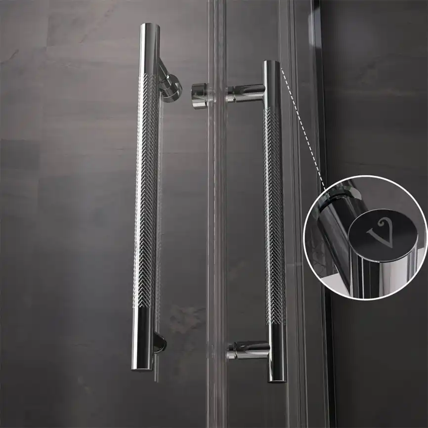 Душевой уголок Veconi Premium Trento 120х80 PTC20-CH-12080-01-C4, стекло Прозрачное профиль Хром фото 5