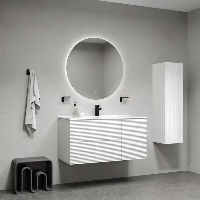 Тумба с раковиной IDDIS Bild 100, подвесная, Белая, BIL10W0i95K фото 11