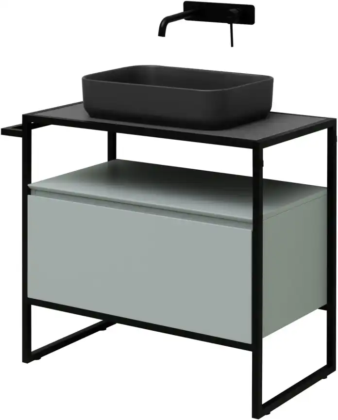 Тумба под раковину Allen Brau Priority 80 1.31002.PWM папирус матовый фото 10