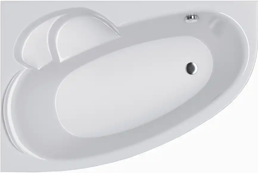 Акриловая ванна Alba Spa KATRINA 150х100 см, ВАС027030Л100, Белая фото 1