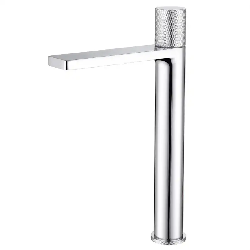 Смеситель для накладной раковины Abber Rund AF8711, с прогрессивным картриджем, высокий, Хром фото 1