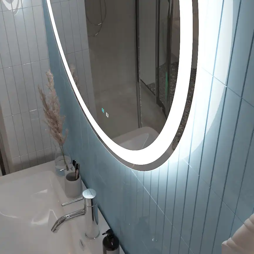 Зеркало BelBagno SPC-RNG 80х80 SPC-RNG-800-LED-TCH-SND с подстветкой, сенсорный выключатель, голосовым управлением и подогревом фото 9