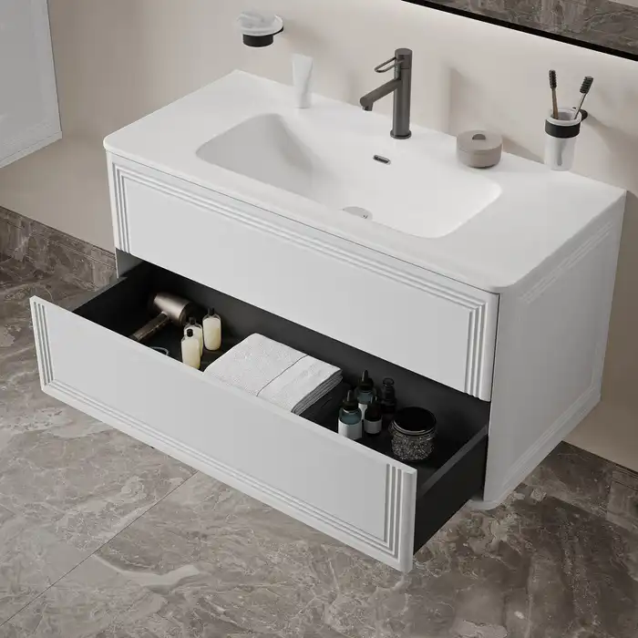 Тумба с раковиной IDDIS Oxford Neo 100, подвесная, Белая, OXN10W0i95K фото 15