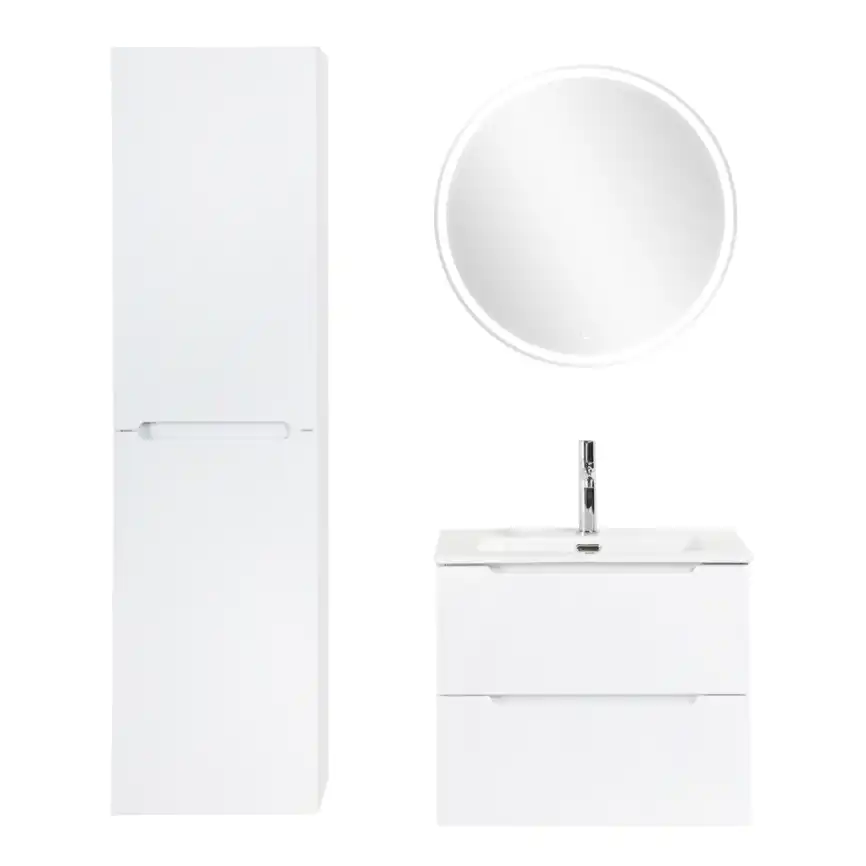 Тумба под раковину BelBagno ETNA39-500/390-2C-SO-BL-P подвесная Bianco Lucido фото 10