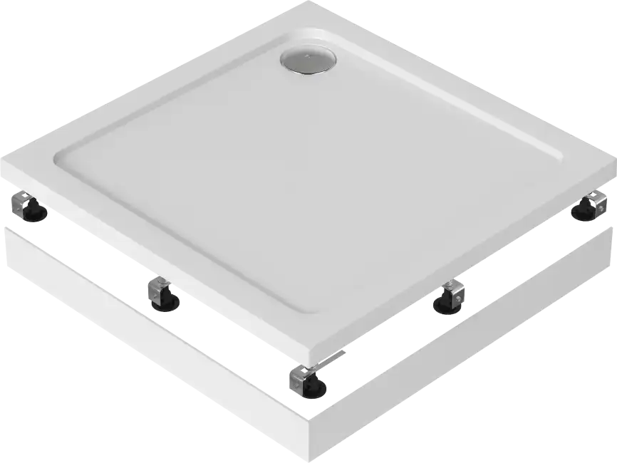 Душевой поддон Bas Форум 100х100 акриловый ПН00051 Белый фото 2