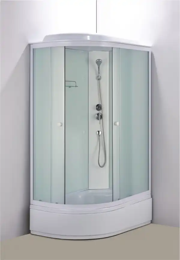Душевая кабина Loranto 120х80, средний поддон, Матовое стекло, CS-985-RTM/W-120 фото 2