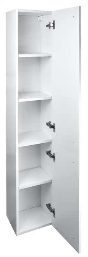 Шкаф-пенал Azario Ника 30 CS00080414, подвесной, Белый глянцевый фото 2