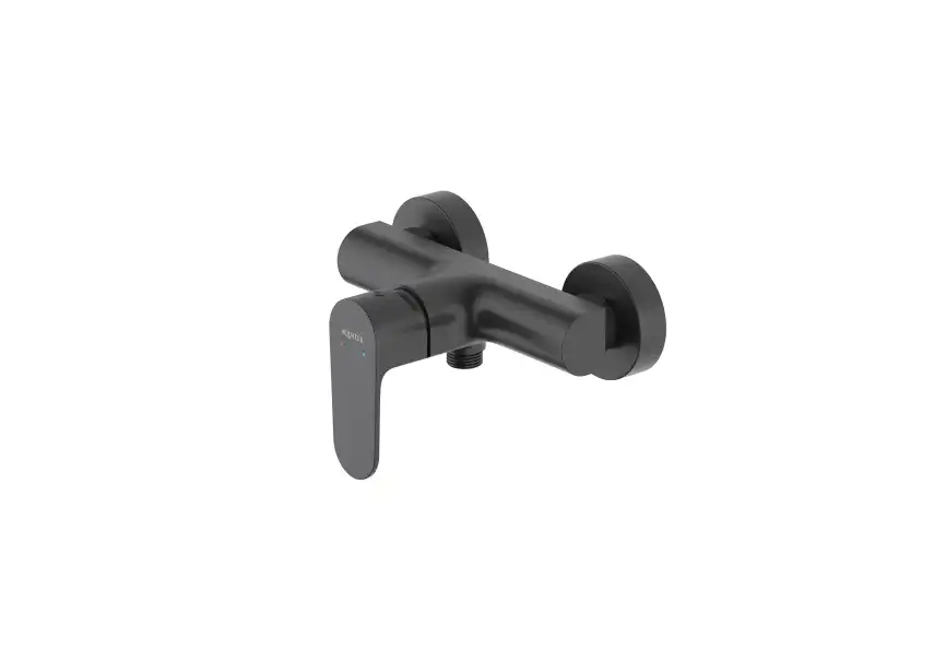 Смеситель для душа Aquatek Оберон AQ1260MB, однорычажный, цвет Черный матовый фото 3